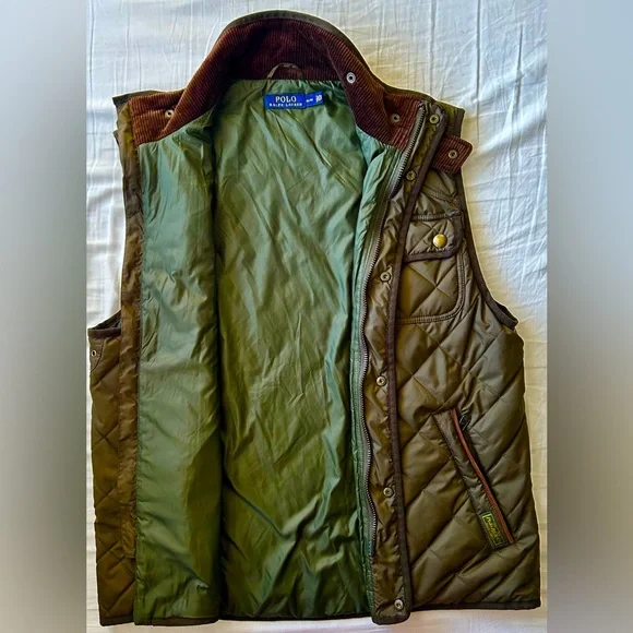 Polo by Ralph Lauren Quilted Vest - Medium - Green - Picture 4 of 13